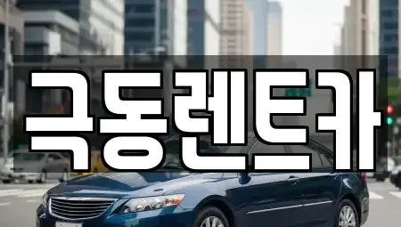 울산 북구 렌트카 전문 극동렌트카