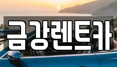 울산 북구 렌트카 전문 금강렌트카