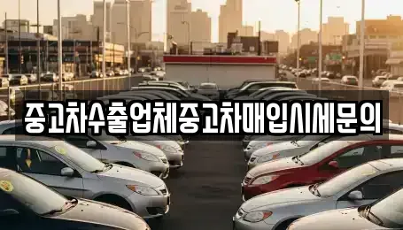 인천 서구 시천동 중고차매입 전문 중고차수출업체중고차매입시세문의