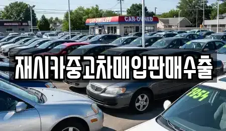 인천광역시 계양구 목상동 중고차매입 전문 재시카중고차매입판매수출