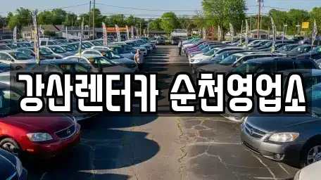 전남 보성군 렌트카 전문 강산렌터카 순천영업소