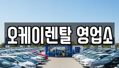 전남 보성군 렌트카 전문 오케이렌탈 영업소