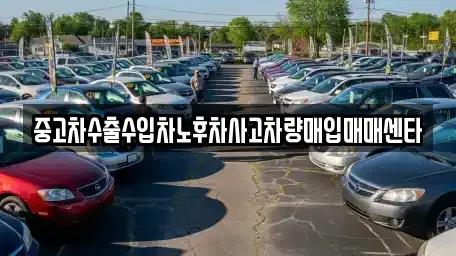 전남 신안군 중고차매입 전문 중고차수출수입차노후차사고차량매입매매센타