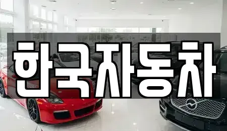 전라남도 여수시 미평동 렌트카 전문 한국자동차