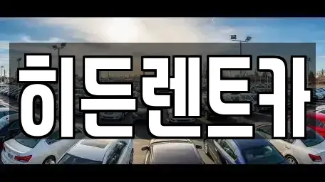 전라남도 함평군 렌트카 전문 히든렌트카