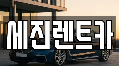전북특별자치도 군산시 옥산면 렌트카 전문 세진렌트카