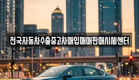충남 공주시 신관동 중고차매입 전문 전국자동차수출중고차매입매매판매시세센터