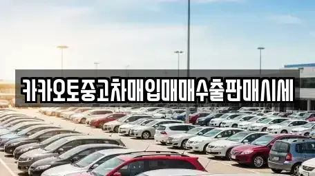 충남 공주시 신관동 중고차매입 전문 카카오토중고차매입매매수출판매시세
