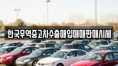 충북 음성군 대소면 중고차매입 전문 한국무역중고차수출매입매매판매시세