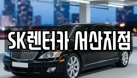 충청남도 서산시 잠홍동 렌트카 전문 SK렌터카 서산지점