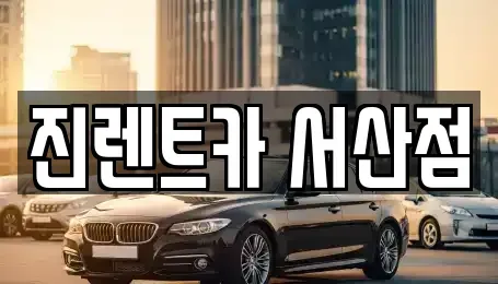 충청남도 서산시 잠홍동 렌트카 전문 진렌트카 서산점