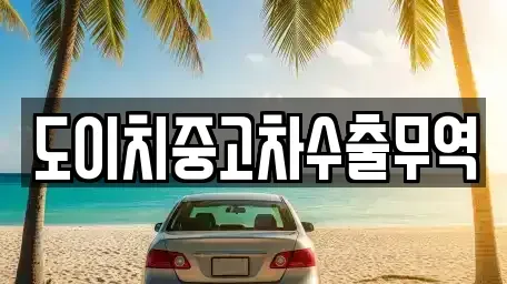 충청남도 서산시 잠홍동 중고차매매 전문 도이치중고차수출무역