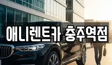 충청북도 충주시 동량면 렌트카 전문 애니렌트카 충주역점