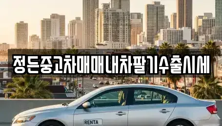 충청북도 충주시 동량면 중고차 전문 정든중고차매매내차팔기수출시세