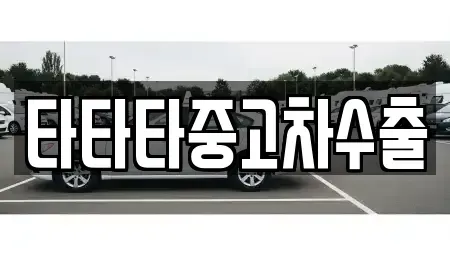 충청북도 충주시 엄정면 중고차 전문 타타타중고차수출