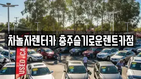 충청북도 충주시 충의동 렌트카 전문 차놀자렌터카 충주슬기로운렌트카점